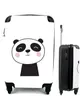 MuchoWow® Koffer Handgepäck Trolley Rollkoffer Kleine Produktbild-Vorschau 1