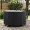 vidaXL Möbelbezug 157 x 157 x 71 cm 420D Oxford Stoff Rund Produktbild-Vorschau 2