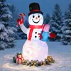 Aufblasbarer XL Schneemann mit LED Beleuchtung mit Stecker Produktbild-Vorschau 1