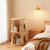 Drehbücherregal 360 Grad drehbar 39x39x67 cm Massivholz Produktbild-Vorschau 6