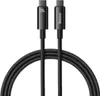 A black USB-C to USB-C charging and data cable is shown against a white background. Náhľad obrázku produktu
