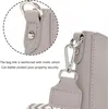 YISUOHOOM Handtasche Damen Mittelgroß Umhängetasche Grau, Produktbild-Vorschau 5