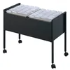 DURABLE Hängemappenwagen ECONOMY DUO 100 A4, 308201 schwarz Produktbild-Vorschau 3