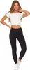 Glatte Damen Sport Leggings mit Taschen und hoher Taille, Produktbild-Vorschau 7