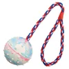 Palla con corda, gomma naturale ø 6/30 cm diverse Anteprima dell’immagine prodotto 1