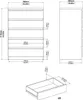 Commode NAIA Buffet blanc brillant Voir les images du produit 13
