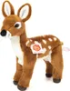 A plush toy deer standing on a white background. Anteprima dell’immagine prodotto