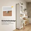 HOKEEPER Armoire haute de salle de bain blanche – Armoire Voir les images du produit 7