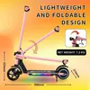 KXQ-EPRO Elektroscooter Kinder Klappbar Elektroroller Rosa Produktbild-Vorschau 4