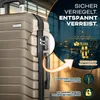 tillvex® Sada cestovních kufříků 4-TLG. + váha na Náhled obrázku produktu 4