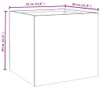 vidaXL Kvetináč 2 ks 32x30x29 cm Corten Steel Náhľad obrázku produktu 6