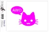 Aufkleber / Autoaufkleber - JDM - Die cut - JDM AWD Cat Produktbild-Vorschau 2