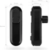 Two views of a black LED cord dimmer with dimensions indicated. Produktbild-Vorschau