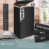 KESSER® Wäschekorb mit Deckel faltbar Wäschebox Wäschetruhe Produktbild-Vorschau 3
