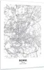 Bilder auf glas - Einteilig - Stadt Karte Rom - 50x70cm - Produktbild-Vorschau 1