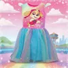Paw Patrol Skye Regenbogen Mädchen Kinder Tüllkleid Kleid – Produktbild-Vorschau 3