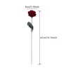 Stoff Rosen, gestrickte Rosen, Kunstblumen Rosenstrauß, Produktbild-Vorschau 5