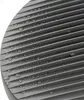 A close-up view of a ribbed surface with water droplets. Voir les images du produit