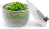 Salatschleuder Grau (2,7L Ø20cm) BPA-frei, 3in1 Produktbild-Vorschau 1