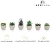 addhome Set di 6 piante artificiali succulente in vasi Anteprima dell’immagine prodotto 3