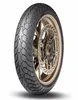 A motorcycle tire and wheel assembly is shown against a white background. Podgląd zdjęcia produktu