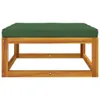 vidaXL 3-tlg. Garten-Lounge-Set mit Kissen Massivholz Produktbild-Vorschau 6
