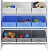 Detský regál "Boiro" s 9 skladacími boxmi 60 x 62 x 30 cm Náhľad obrázku produktu 6