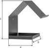 Alberts 355081 Maisonnette pour oiseaux toit pointu, Voir les images du produit 3