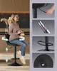 VASAGLE Barová židle, sada 2 ks, kuchyňská stolička, výška Náhled obrázku produktu 5