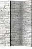 3-teiliger Doppelseitiger Vlies Paravent - White Spell Produktbild-Vorschau 1