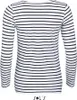 SOL´S Women´s Long Sleeve Striped T-Shirt Marine Produktbild-Vorschau 2