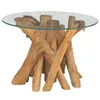 vidaXL Couchtisch Teak Massiv 60 cm -  Couchtische Produktbild-Vorschau 3