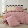 Komplet pościeli Różowa krata 140x200 cm + poszewka 70x80 Podgląd zdjęcia produktu 3