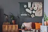 MuchoWow® Wandteppich Wandbehang Winter - Christbaumkugeln Produktbild-Vorschau 5