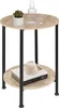 Table d’appoint BALLINA 45x64cm - Bois clair industriel, Voir les images du produit 8