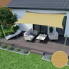 Sluneční Plachta Prémium Voděodolná 3X5 M Tmavě Béžový Stín Náhled obrázku produktu 5