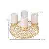 Edzard - Milano Adventskranz Ø 34 cm, goldfarben Produktbild-Vorschau 5