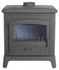 Poêle à bois fonte 10kw - Godin - 389143 - LE FONTEVAL Voir les images du produit 1