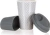 Keramikbecher 400 ml mit Silikondeckel Banquet Go grau Produktbild-Vorschau 4