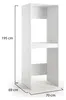 Flagler - Großer Mehrzweckschrank, 70x195h cm Weiß, ein Produktbild-Vorschau 3