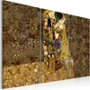 Vlies Leinwandbild - Klimt inspiration - Kiss 120x80 cm Produktbild-Vorschau 2