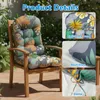 Coussins pour fauteuils à bascule d'extérieur avec sangles, Voir les images du produit 2