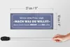 Holzschild Spruch 27x10cm Frau sagt mach was du willst Produktbild-Vorschau 6