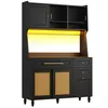 okwish Vitrine mit Platten für Küche und Produktbild-Vorschau 8