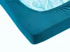 Jersey Spannbettlaken 90x200 - 100x200 cm Petrol - 100% Produktbild-Vorschau 5