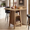 Table de bar Tribesigns avec rangement, hauteur 90 cm, Voir les images du produit 3