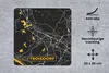 MuchoWow® Mauspad Mousepad Gold - Deutschland - Karte - Produktbild-Vorschau 2