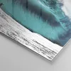 Bilder auf glas - Einteilig - Surfen Welle Türkis - 60x60cm Produktbild-Vorschau 5