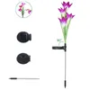 A product image showing solar garden lights with LED flowers, along with components and assembly instructions. Anteprima dell’immagine prodotto