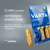 Varta Longlife AA, pile jetable, AA, alcaline, 1,5 V, 8 Voir les images du produit 3